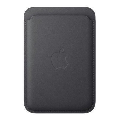 Porte-cartes MagSafe tissu fin Noir APPLE