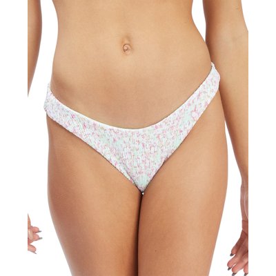 Bas de maillot de bain culotte bikini échancré DITSY IN PARADISE SMOCKED. ROXY