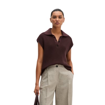 Polo en maille relaxed en qualité Organic Cotton MARC O'POLO