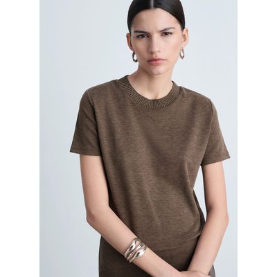 T-shirt maille manches courtes MANGO