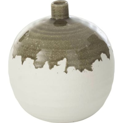 Vase bouteille rond en poterie fait main RECOLLECTION