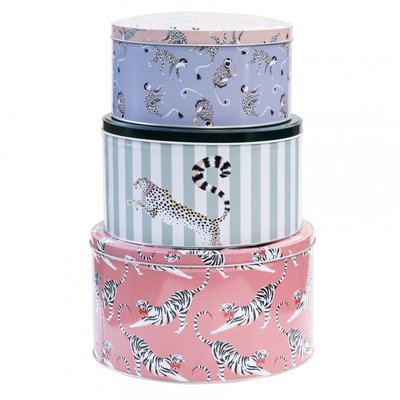Lot de 3 boîtes en métal YVONNE ELLEN