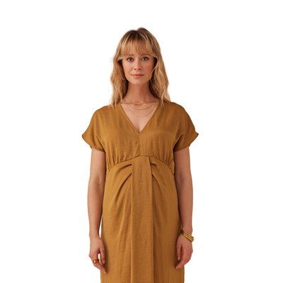 Robe grossesse effet satiné ENVIE DE FRAISE