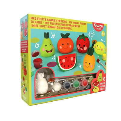 Mes fruits kawaii à peindre - 6 fruits EDITIONS AUZOU