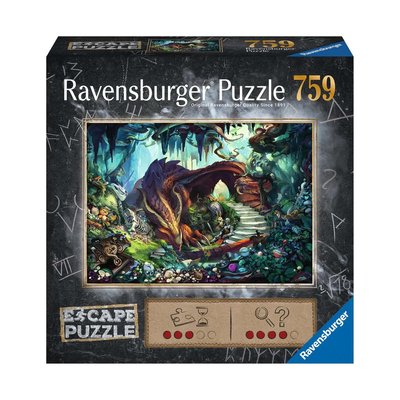 759 pcs Escape puzzle - dans la grotte du dragon RAVENSBURGER