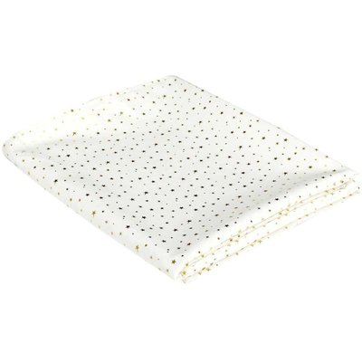Nappe en polyester motif étoile dorée 140 x 250 cm CMP