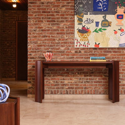 Console en mindi 165 cm  ALVAR BERAH GETAH