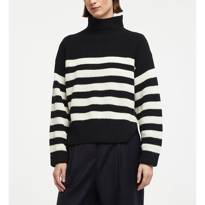 Pull Sydney Col Roulé Rayé Laine Et Cachemire GALERIES LAFAYETTE