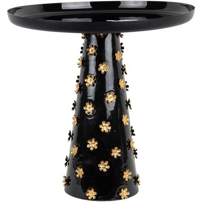 Table d'appoint en métal Golden Flowers LEITMOTIV