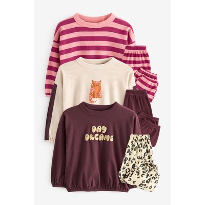 Pyjamas manches longues, lot de 3 NEXT
