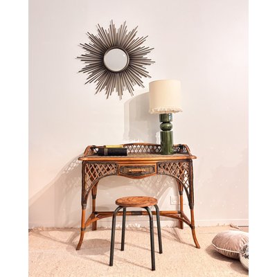 Bureau en rotin Edouard N°317 - Bon état DEBONGOUT