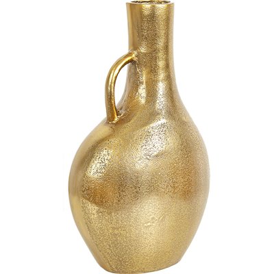 Vase décoratif anse dorée en aluminium élégance intemporelle RECOLLECTION