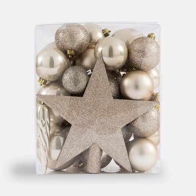 Set van 33 Kerstboom versieringen, Caspar LA REDOUTE INTERIEURS