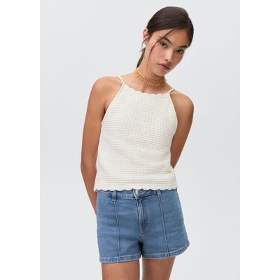 Top maille ajourée MANGO TEEN