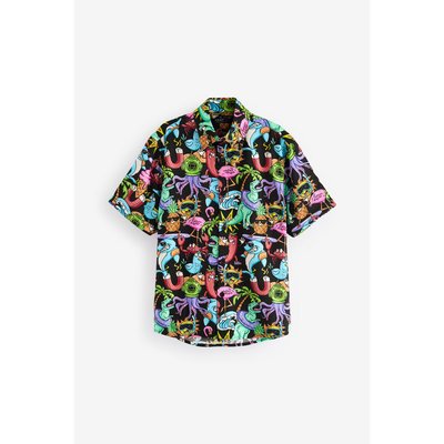 Chemise imprimée à manches courtes NEXT