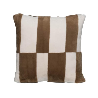 Coussin Luxana 50x50 cm taupe (lot de 2) - LUXANA AMADEUS