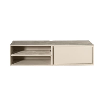 Meuble TV suspendu en bois 120 cm AERA PIER IMPORT
