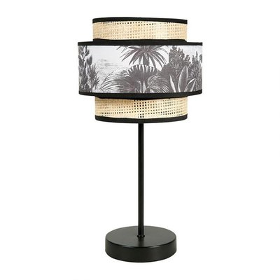 Lampe abat-jour papier rotin 3 niveaux ombrage DECORATIE