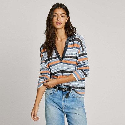 Pull À Col Polo Côtelé PEPE JEANS
