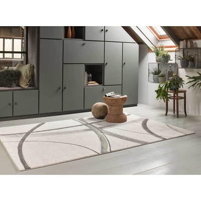 Tapis velours ras à motif cercles ,  CLOUD7 WECON HOME