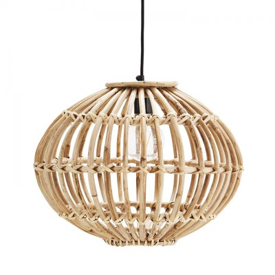 Lampe Suspension en Bambou Ronde MADAM STOLTZ