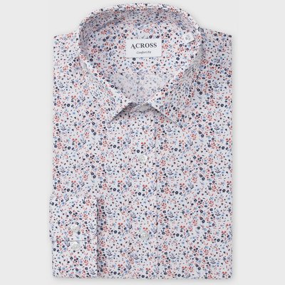 Chemise Confort fit imprimé floral ACROSS