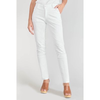 Pantalon slim, ceinture imprimée LE TEMPS DES CERISES