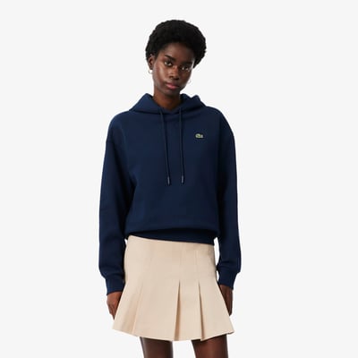 Sweatshirt à capuche oversize molleton LACOSTE