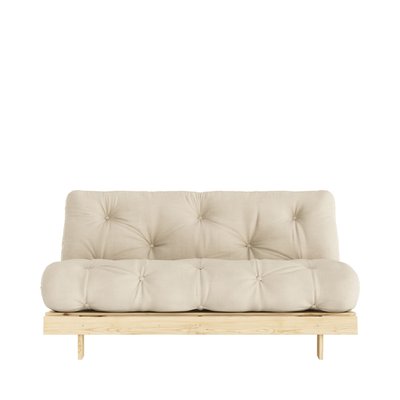 Canapé convertible 160x200cm en bois naturel et tissu- ROOTS KARUP DESIGN