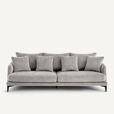 3- oder 4-Sitzer-Sofa aus Polyestermischgewebe, MODERNISTE, Design Emmanuel Gallina EMMANUEL GALLINA X AM.PM