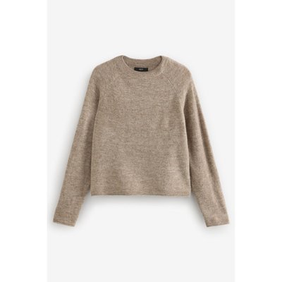 Pull ras du cou en maille douce avec alpaga NEXT