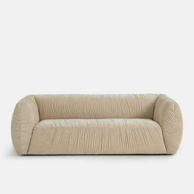 Canapé droit 3 ou 4 places, en chenille flammée, SILVER LA REDOUTE INTERIEURS