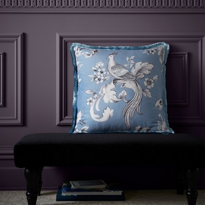 Regal Floral Filled Cushion BRIDGERTON BY CATHERINE LANSFIELD