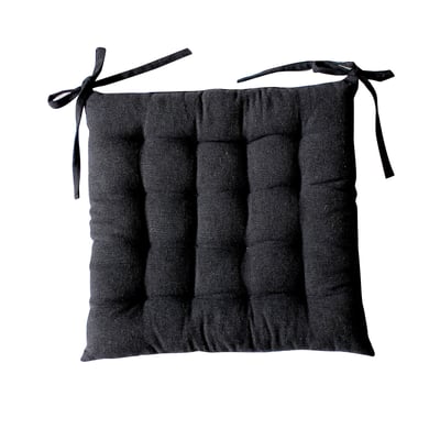 Galette de chaise en coton recyclé HOME MAISON