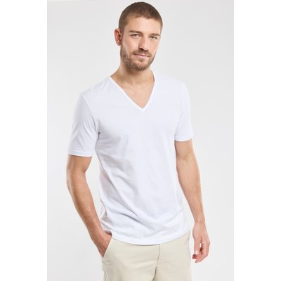 T-shirt col V en coton léger Bio ARMOR-LUX