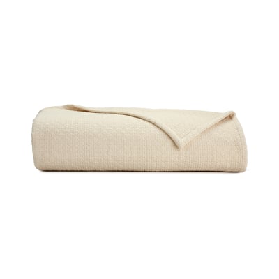 Couvre lit en coton beige, CANISSE DESFORGES