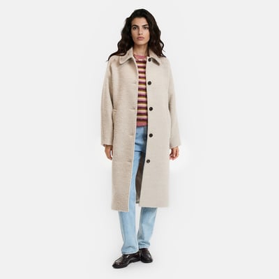 Manteau maxi long en bouclette LA REDOUTE COLLECTIONS