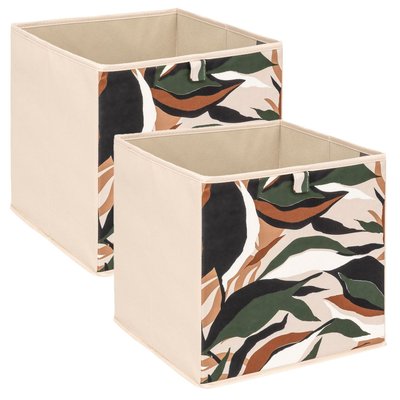 Lot de 2 boites de rangement LAURIA ATMOSPHERA