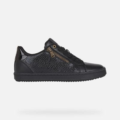 Basket noir sans lacet femme shop