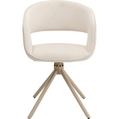 Chaise avec accoudoirs pivotante, GINA KARE DESIGN