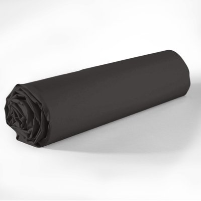 Drap housse 100% coton bonnet 35cm uni BATON ROUGE