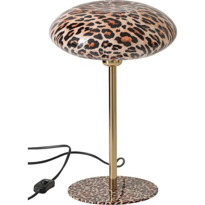 Lampe de table ronde en métal imprimé RECOLLECTION