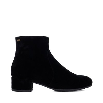 Bottines en daim à talon bas - PARDY DUNE LONDON
