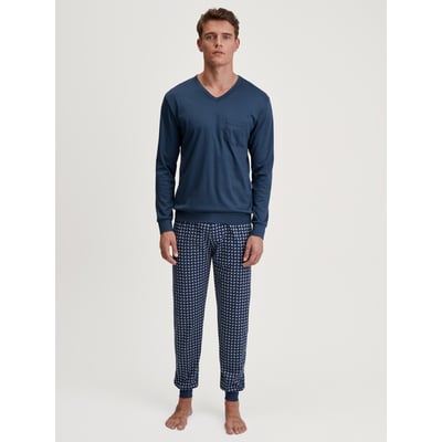 Pyjama avec bords élastiques manches longues Coton RELAX STREAMLINE CALIDA