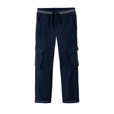 Pantalon cargo droit MorphologiK tour de hanches fin VERTBAUDET