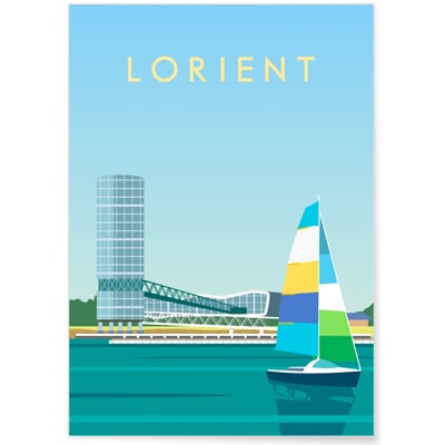 Affiche ville Lorient L'AFFICHERIE