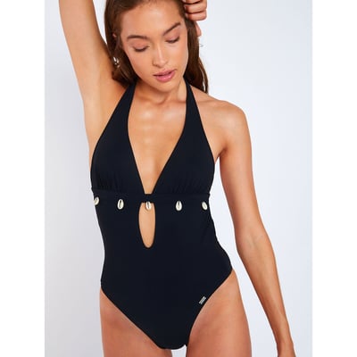 Maillot de bain 1 pièce plongeant Shellina BANANA MOON