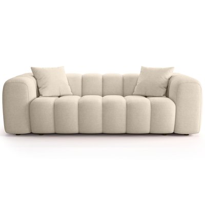 Canapé droit 3 places en tissu chenille - NUVOLA HOMIFAB