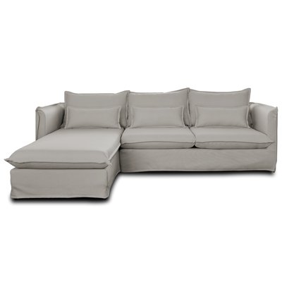 Canapé d'Angle gauche en Tissu 4 places - ADRIANN LISA DESIGN