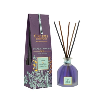 Diffuseur de parfum Coloré  FIGUE & ALOE VERA COLLINES DE PROVENCE
